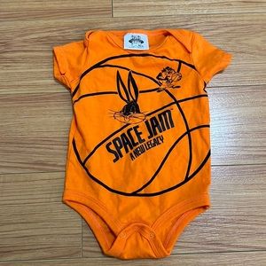 Space jam baby bodysuit